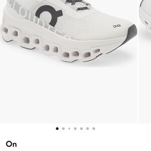 On Running White and Black Athletic Shoes